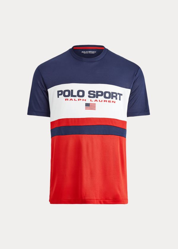 Men's Polo Ralph Lauren Polo Sport Performance T Shirts | 069142LWK